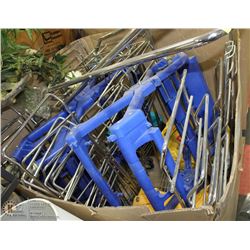 PALLET OF GARBAGE BAG HOLDERS