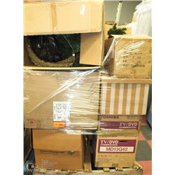 PALLET OF CHRISTMAS ORNAMENTS