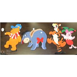 LOT OF DISNEY WOOD CHARACTERS