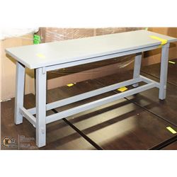 SHOWHOME GREY WOOD BENCH