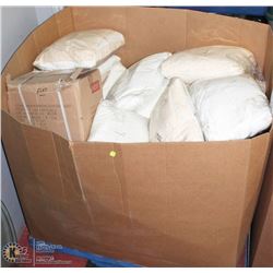 PALLET OF ASSORTED SIZE FITTED SHEETS