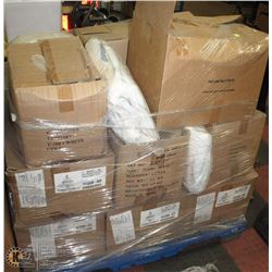 PALLET OF ASST SINGLE AND QUEEN FITTED SHEETS