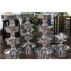 SHOWHOME VASE SOLD WITH 3 MATCHING STOOLS