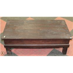 SOLID RUSTIC WOOD COFFEE TABLE