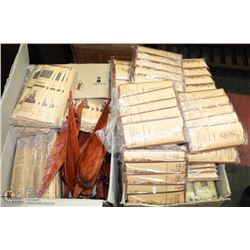 2 LARGE BOXES OF ASSORTED INSCENCE AND MORE