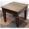 Image 2 : SHOWHOME WOOD END TABLE 24X24X20