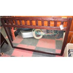 SOLID WOOD WALL HANGING MIRROR