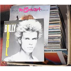 BOX OF 90 ROCK RECORDS