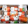 Image 1 : LARGE FLAT OF ASSORTED CANNED DOG FOOD