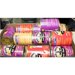 LARGE FLAT OF WALKABOUT CANNED DOG FOOD