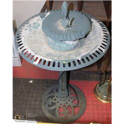 VINTAGE CAST BASE FOUNTAIN WITH PUMP