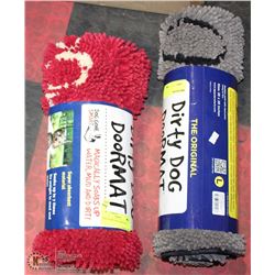 PAIR OF DIRTY DOG DOOR MATS