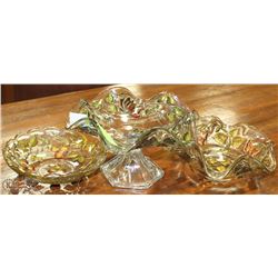 3 PC ESTATE GLASSWARE, CHANCE/GOOFUS?