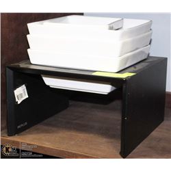 REPLUS RAISED CERAMIC DOG DISHES