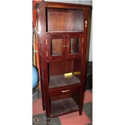 SOLID WOOD 6' CABINET