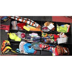 LARGE LOT OF DOG & CAT TOYS