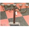Image 1 : CAST IRON 5 CANDLE HOLDER