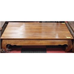 WOOD RECTANGULAR COFFEE TABLE 29X49X14
