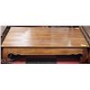 Image 1 : WOOD RECTANGULAR COFFEE TABLE 29X49X14