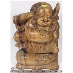 WOOD CARVED BUDDHA ORNAMENT ON CHOICE