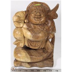 WOOD CARVED BUDDHA ORNAMENT ON CHOICE