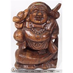 WOOD CARVED BUDDHA ORNAMENT ON CHOICE
