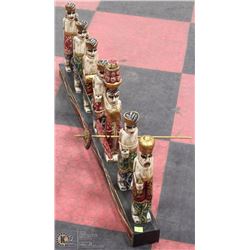 WOOD CARVED ORNAMENT