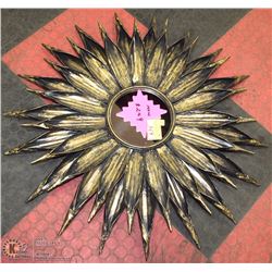 36"H METAL FRAMED SHOWHOME DECORATIVE MIRROR