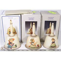GROUP OF 3 GOEBEL HUMMEL BELLS