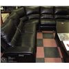 Image 1 : NEW BLACK LEATHERETTE RECLINING SECTIONAL