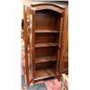 Image 2 : TALL 2 DOOR CHINA CABINET WITH KEY