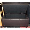 Image 2 : DARK BROWN STORAGE BENCH