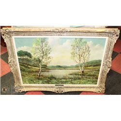 LANDSCAPE OIL PAINTING BY PETER LA CROIX