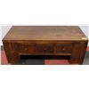 Image 1 : WOOD COFFEE TABLE WITH 3 DRAWERS 20"X43"X16"