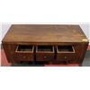 Image 2 : WOOD COFFEE TABLE WITH 3 DRAWERS 20"X43"X16"