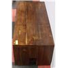 Image 4 : WOOD COFFEE TABLE WITH 3 DRAWERS 20"X43"X16"