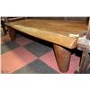 Image 2 : SHOWHOME WOOD COFFEE TABLE 23"X58"