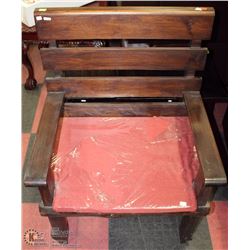 SOLID WOOD ARMCHAIR