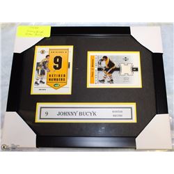 JOHNNY BUCYK BOSTON BRUINS GAME USED JERSEY