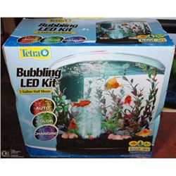 TETRA BUBBLING LED KIT & 3GALLON AQUARIUM