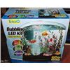 Image 1 : TETRA BUBBLING LED KIT & 3GALLON AQUARIUM