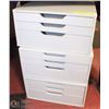 Image 1 : 3 PC STACKABLE WOODEN STORAGE DRAWERS