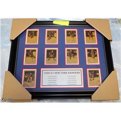 1950-1951 NEW YORK RANGERS  PARTIAL TEAM MINI