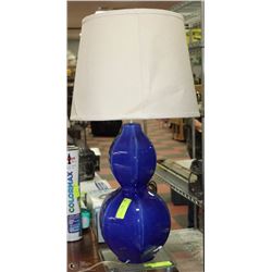 32" TALL BLUE LAMP