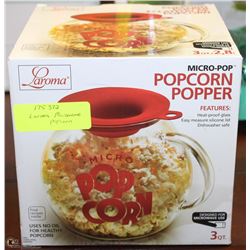 LAROMA MICROWAVE POPCORN POPPER