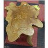 Image 2 : DESIGNER WOOD END TABLE APPROX 20"H