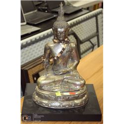 SILVER TONE BUDDHA ORNAMENT