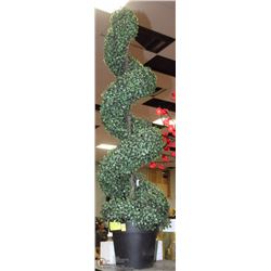 SHOW HOME 45 INCH SPIRAL PLASTIC TREE
