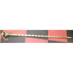 WOOD CARVED SKULL DESIGN WALKING STICK