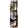 Image 2 : TALL WOOD COAT HANGER W/ 3 SHELVES 72" TALL